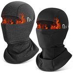 HEGCOIIE 2 PCS Winter Balaclava Ski Mask for Men & Women, Windproof Face Mask Warm Hood for Cold Weather Sking Snowboarding Bicycle Outdoor Sports…