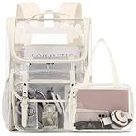 DIGOBAY Clear Backpack with Clear B