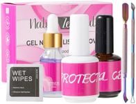 NATURZENTIALS - Gel Nail Polish Remover Kit | 2 Gel Removers, Nail File, Cuticle Pusher, Cuticle Oil and Protector | Cuticle Remover | Nails | Gel Polish Remover | Gel Nail Remover | Gel Remover