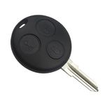 Kelay Smart Key Fob Case Replacement For Mercedes Benz Smart Roadster Fortwo 450 Forfour City Coupe, Smart 450 Key Fob, Smart Fortwo Key Fob,3 Buttons