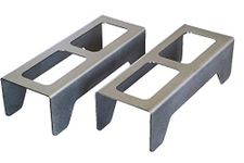 Fire Dogs/Andirons, Compact Size for stoves and Inserts, Clean and Modern Design"Classic"