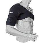 Zamst Shoulder Wrap Sports Shoulder Brace With Dynamic Stabilization For Shoulder Injuries-for Football, Volleyball, Tennis, Pickleball, Golf, Ice Hockey-Black, XL