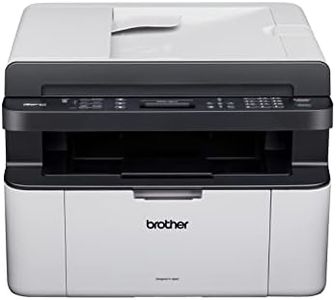 Brother MFC-1810 Mono Laser Multi-Function Centre, USB 2.0, Compact, A4 Printer, Small Office/Home Printer, Light Grey/Cream