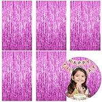 5 Pack Foil Curtain Backdrop Metall
