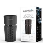 Reffair AX30 [MAX] Portable Air Purifier for Car, Home & Office | Smart Ionizer Function | H13 Grade True HEPA Filter [AROMA COMBO Pack - 2 Extra Aroma Tablets Inside Box]