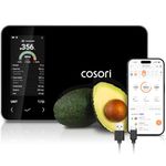 Cosori Smart Kitchen Food Scales, Free App with 1.9 million UK Food Database, Premium Calorie Counting Scale, Clear Color Display, AI Scan, Track 19 Nutrients, USB-C, Offline Mode, Eat Smarter
