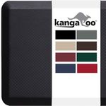 Kangaroo Brands The Original 3/4 Kangaroo (TM) Non-Slip Anti-Fatigue Comfort Mat, Ergonomically Engineered, Non-Toxic, Waterproof, 32x20 inches (Black)