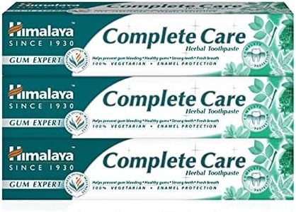 Himalaya Herbals Gum Expert Complete Care Toothpaste - Anti Inflammation, Anti-oxidant, Prevents Bleeding or Swollen Gum - 100% Vegetarian Herbal Toothpaste 75ml (Saver Pack - Pack of 3)