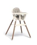 Mamas & Papas Juice Highchair, Adaptable, Easy Clean Design, Lightweight and Portable, Croissant