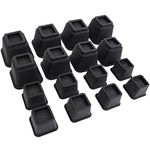 Vive Bed Risers - 3, 5 & 8 Inch Heavy Duty Stackable Risers - Furniture Lifts Risers for Couch, Table, Desk, Chair & Dorm Risers for Bed Frame - Leg Elevator, Height Extender Platform Blocks