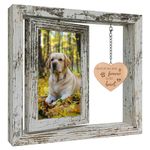 Once by My Side Forever in My Heart Pet Bereavement Photo Frame Dog Memorial Gifts Keepsake (Dis Two 15x10 cm)