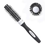 BESTOOL Round Hair Brush for Blow Drying, Color-Changing Aluminium Small Round Brush, Professional Hair Brush for Hair Blow Drying, Styling, Curling, Straightening (25mm)