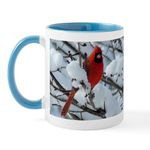 CafePress Snow Cardinal Mug Mugs 11 oz (325 ml) Ceramic Coffee Mug