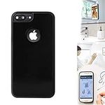 Anti Gravity iPhone 7 Plus Case, iPhone 8 Plus Case, Sticky Selfie Suction Black Anti Gravity Case for iPhone 7P/8P Magic Nano Stick on Smooth Surface Gravity Case with Dust Proof Film