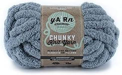 Lion Brand Yarn 951-148 AR Workshop Chunky Knit Yarn, Fog