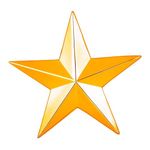 Mahi Gold Plated Shining Star Lapel Pin Badge for Men (BP1101166G40mm)