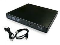 Epartsdom Blu-Ray Player External USB DVD RW Laptop Burner Drive