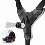 MBAFIT Helmet Chin Holder Bracket Motorcycle Chin Strap Mount for GoPro Hero 11 10 9 8,DJI OSMO Action, SJCAM,YI and Other Action Cam While Snowboarding,Biking,Skiing,Motorcycle,Sking