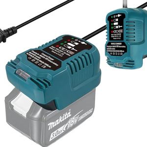 Charges for Makita 18V Max Li Ion Batteries Replacement Fast Charger for Makita 18v Battery Charger Compatible with Makita 18V Battery bl1830 bl1840 bl1850（AU Plug