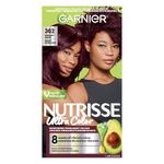 Garnier Nutrisse Ultra Color, Permanent Hair Dye, Vibrant Long-Lasting Colour, Vegan Formula, Nourished Hair, Protects Hair Against Dryness, 362 Burgundy Garnet, 1 Application, Packaging May Vary