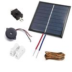 SP Electron Solar Panel for Project with Buzzer, and Wires,Switch,Wire Connector Combo Solar Project Kit