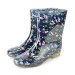 A2Z Women Rain Boots Anti-Skid - Wellies LDS AZ31917 Floral 5 UK