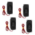 4 PCS Speaker 3 Watt 8 Ohm Micro Speaker 8ohm 3w DIY Speaker for Advertising Machines Small Electronic Projects LCD TV Monitors Wide Full Range