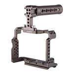 Camera Cage Kit, Camera Video Cage Aluminium Alloy with Replacement for the Top Handle of the Video Rig for Sony A7R III / A7 II / A7III