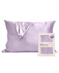 Kitsch Satin Pillowcase - Softer Than Silk Pillow Cases - Cooling Pillow Case with Satin Finish and Zipper | Satin Pillow Case Cover (Standard/Queen (1 Pack), Lavender)