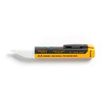 Fluke 1AC-A1-II VoltAlert Non-Contact Voltage Tester, Pocket-Sized, Voltage Detection Range 90 V to 1000 V AC, Audible Beeper, Silent Mode, Includes Batteries And 2 Year Warranty, CAT IV 1000 V Rating