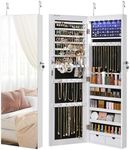 SONGMICS Hanging Jewelry Cabinet, W