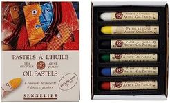 SENNELIER Oil Pastel Sets, 6-Color Discovery Cardboard Set, us:one Size