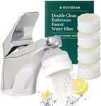 BODIBEAM Bathroom Sink Filter and Replacement Set, Sink Faucet Filter, Bathroom Faucet filter, Vitamin C Filter, Skincare Water Filter for Bath, for 6 Months Set, Mothers Day Gifts