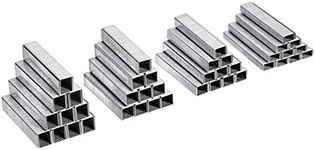 Amazon Basics Standard Staples for Staple Gun, 50 Sheet Capacity, 1000 Count - Pack of 4