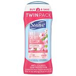 Suave Antiperspirant Deodorant, Wild Cherry Blossom 2.6 oz, Twin Pack by Suave