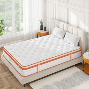 TeQsli 3FT Gel Memory Foam Mattress – Single Bed Comfort