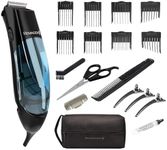 Remington Vacuum Trimmer and Hair Clipper, 18-Piece Vacuum Haircut Kit, Easy Cleanup, HKVAC2000B