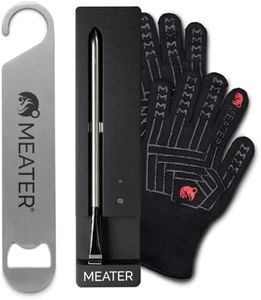 MEATER SE Bundle: Smart Wireless Meat Thermometer for Everyday Cooking with Heat-Resistant Mitts & Bar Blade Opener | Bluetooth Range for Oven, Hob, Air Fryer & More | 50+ Recipes in App