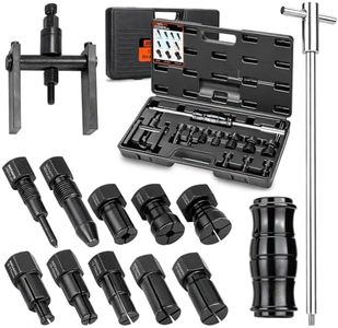 MateAuto 12pcs Motorcycle Blind Hole Collet Bearing Puller Set, Internal Bearing Extractor Puller Kit Slide Hammer Bearing Puller with Expandable Collets 8-32mm Inner Bearing Remover Tool (12-Piece)