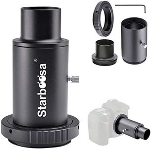 Starboosa 1.25-inch T Adapter and T2 T Ring Adapter - for Canon SLR Cameras Connected to Telescopes - for Prime-Focus Or Eyepiece-Projection Photography