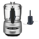 CUISINART DLC-2ABC Mini-Prep Plus Food Processor Brushed Chrome & Nickel, 3 Cup