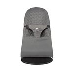 Fabric seat for Bouncer Belltop Compatible with Babyjörn Bouncer (Cover, seat): Balance, Soft & Bliss. Cover for Baby Bouncer. Baby seat for Hammock: Ergonomic fit. Hypoallergenic Poly Cotton - Grey