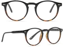 DIFF Reading glasses for Women, Lightweight Oversized Readers Chase 1.75 designer blue light glasses with magnification, Black Tortoise