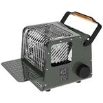 Naturehike Portable 3-in-1 Camping Heater & Stove, 3750 BTU Butane Tent Heater, Lightweight Outdoor Heater Gas Stove for Patio, Camping, Tent, Ice Fishing