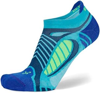 Balega Ultralight Lightweight Performance No Show Athletic Running Socks for Men and Women (1 Pair), Blue Radiance, Large