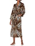 Natori Women's Plush Robe Bathrobe, Chestnut, S