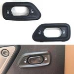 1Pair Door Lock Switch Bezel Compatible with Jeep Wrangler JK 2011-2018 / Driver & Passenger Side