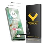 2-Pack For Tempered Glass Screen Protector for Motorola Edge 40 Neo/Edge 40, 9H Hardness, High Gloss Finish, 0.33mm Ultra-Thin Design, 6.55-inch Display