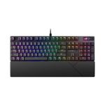 ASUS ROG Strix Scope II X Wired USB Mechanical Gaming Keyboard – 100% Full-Size, Hot Swappable Pre-lubed ROG NX Storm V2 Clicky Switches, PBT Keycaps, RGB, PC/Mac Support - Black