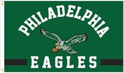 YERCHIC Eagles Flag 3x5ft Banner for Sports Fan Garage Indoor Outdoor Room Man Cave Wall Decoration